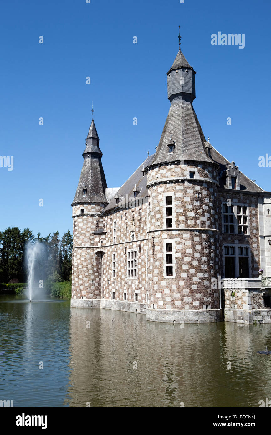 Chateau de Jehay près de Huy. Banque D'Images