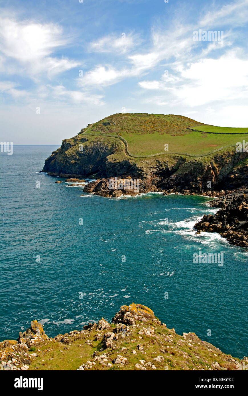 La côte près de port quin en Cornouailles du nord,ANGLETERRE,uk Banque D'Images