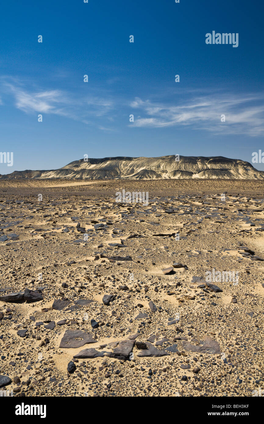 Désert Noir, Désert de Libye, Egypte Banque D'Images