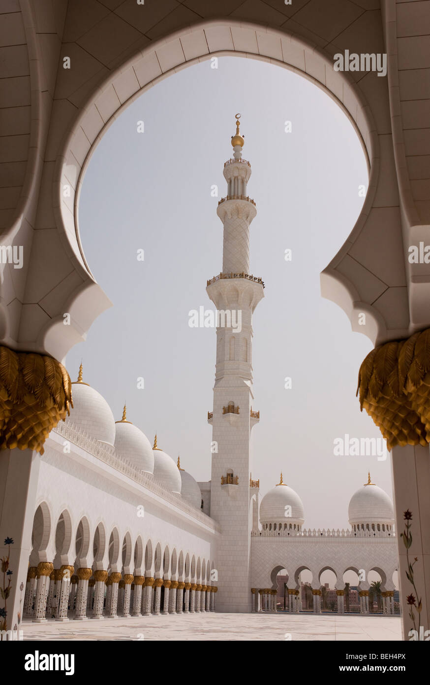Abu Dhabi's Sheik Zayed Mosque Banque D'Images