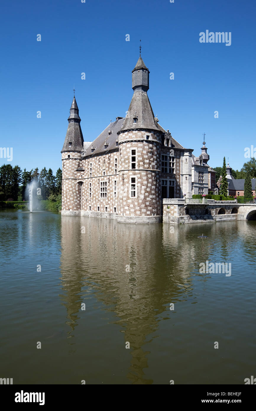 Chateau de Jehay près de Huy. Banque D'Images
