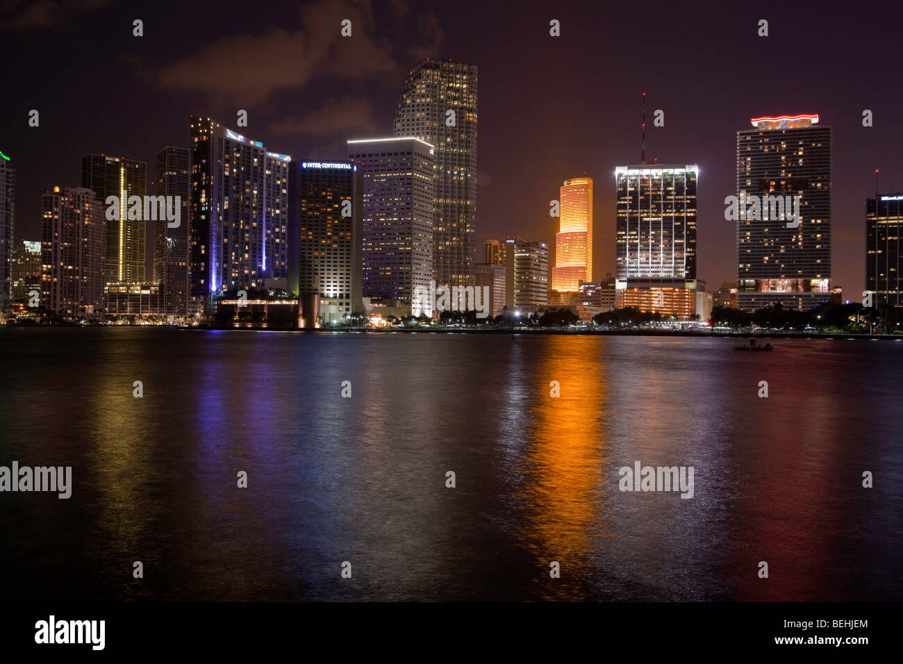 Miami - ville magique de lumière Banque D'Images
