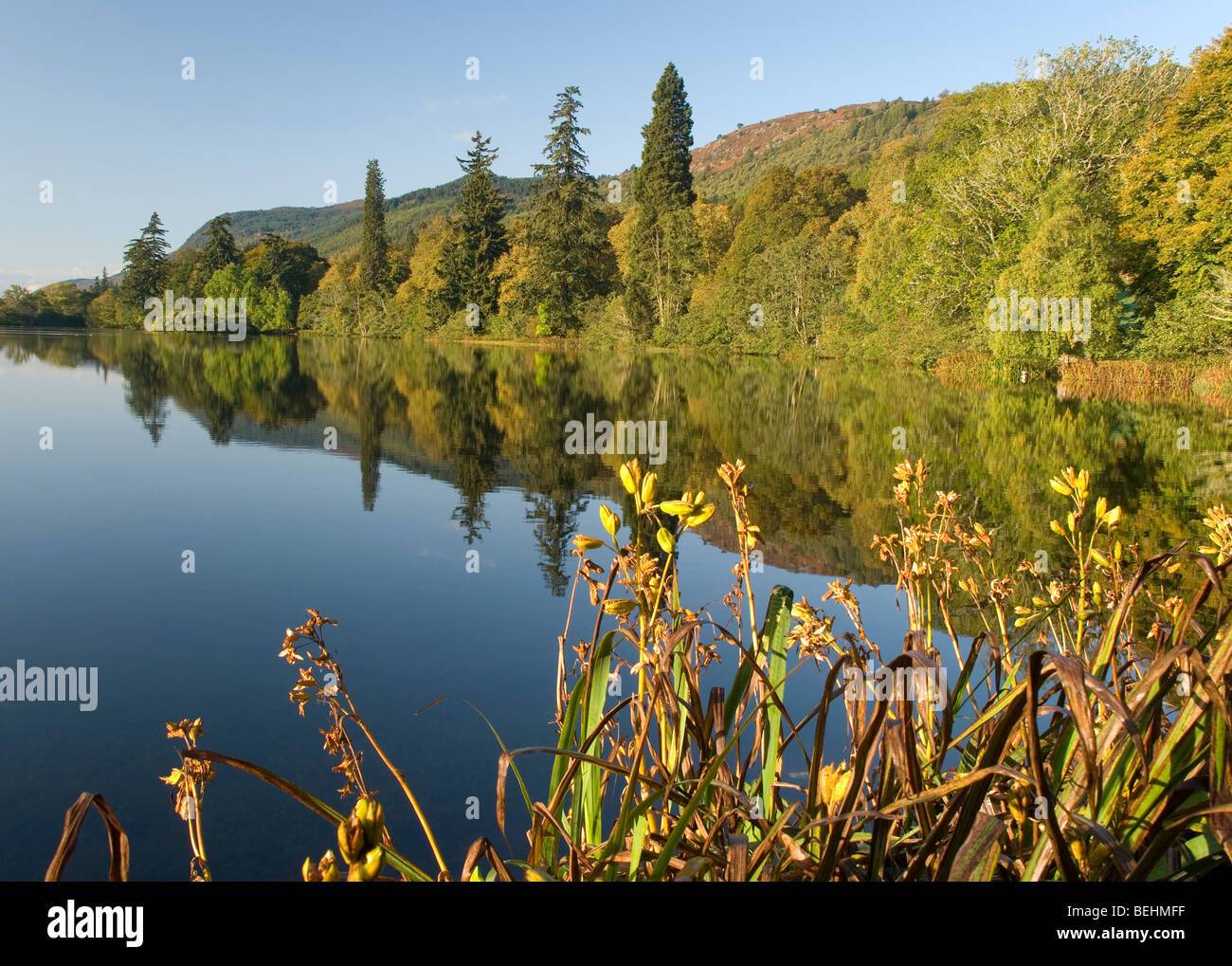 Loch Dochfour, Inverness, Scotland Banque D'Images