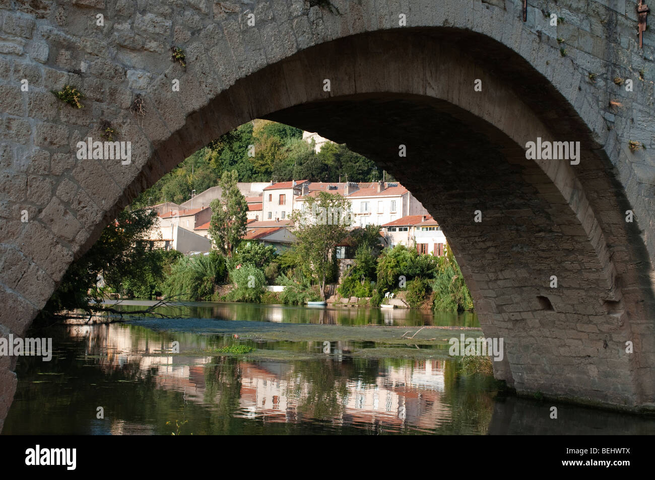 Pont Vieux, Béziers, France Banque D'Images