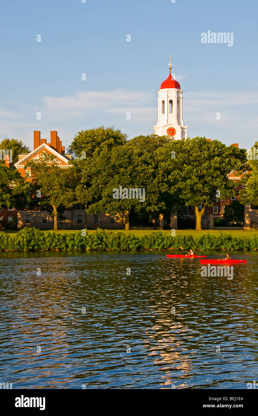 Charles River, Boston Massachusetts Harvard Banque D'Images