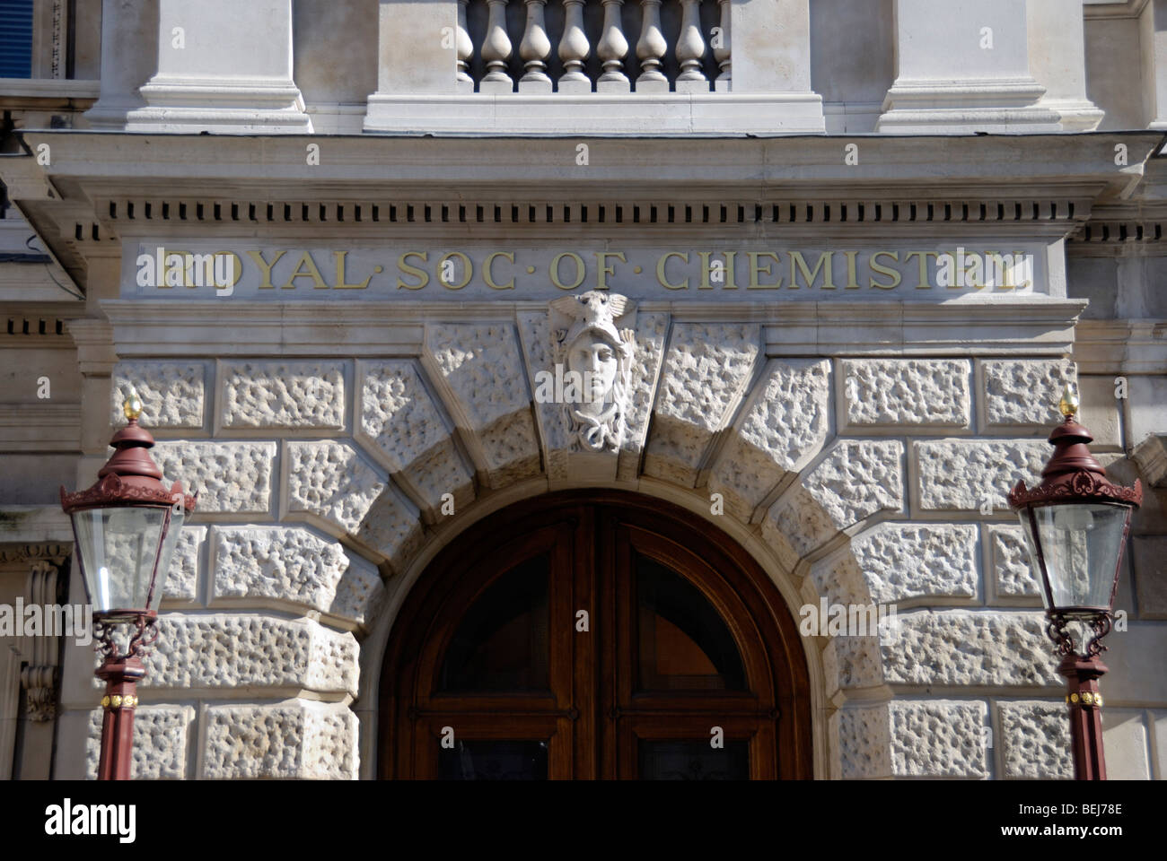 La Société royale de chimie à Burlington House, Piccadilly, London, England, UK Banque D'Images