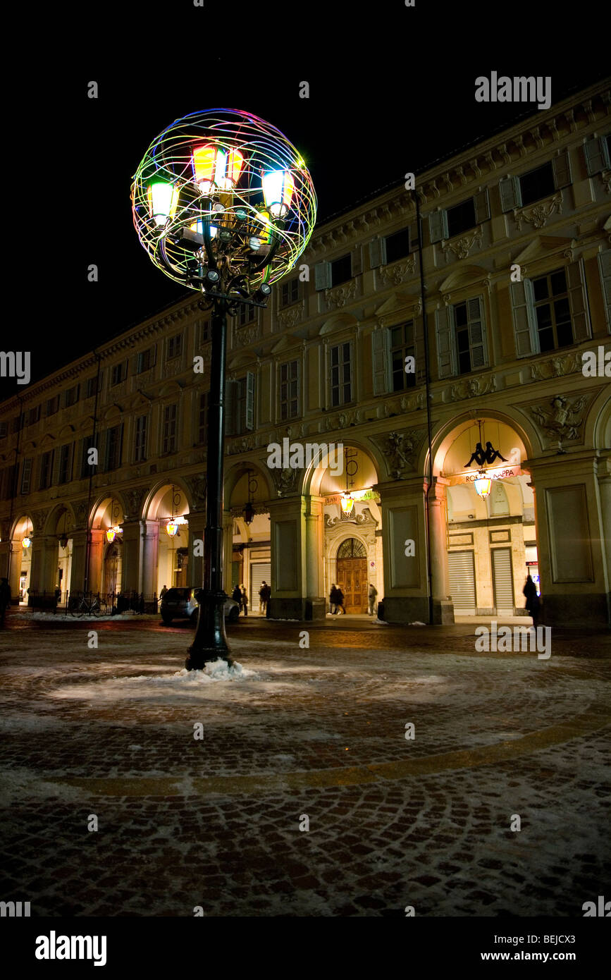 Turin Italie Italien Europe Euro ville européenne de l'hiver Banque D'Images