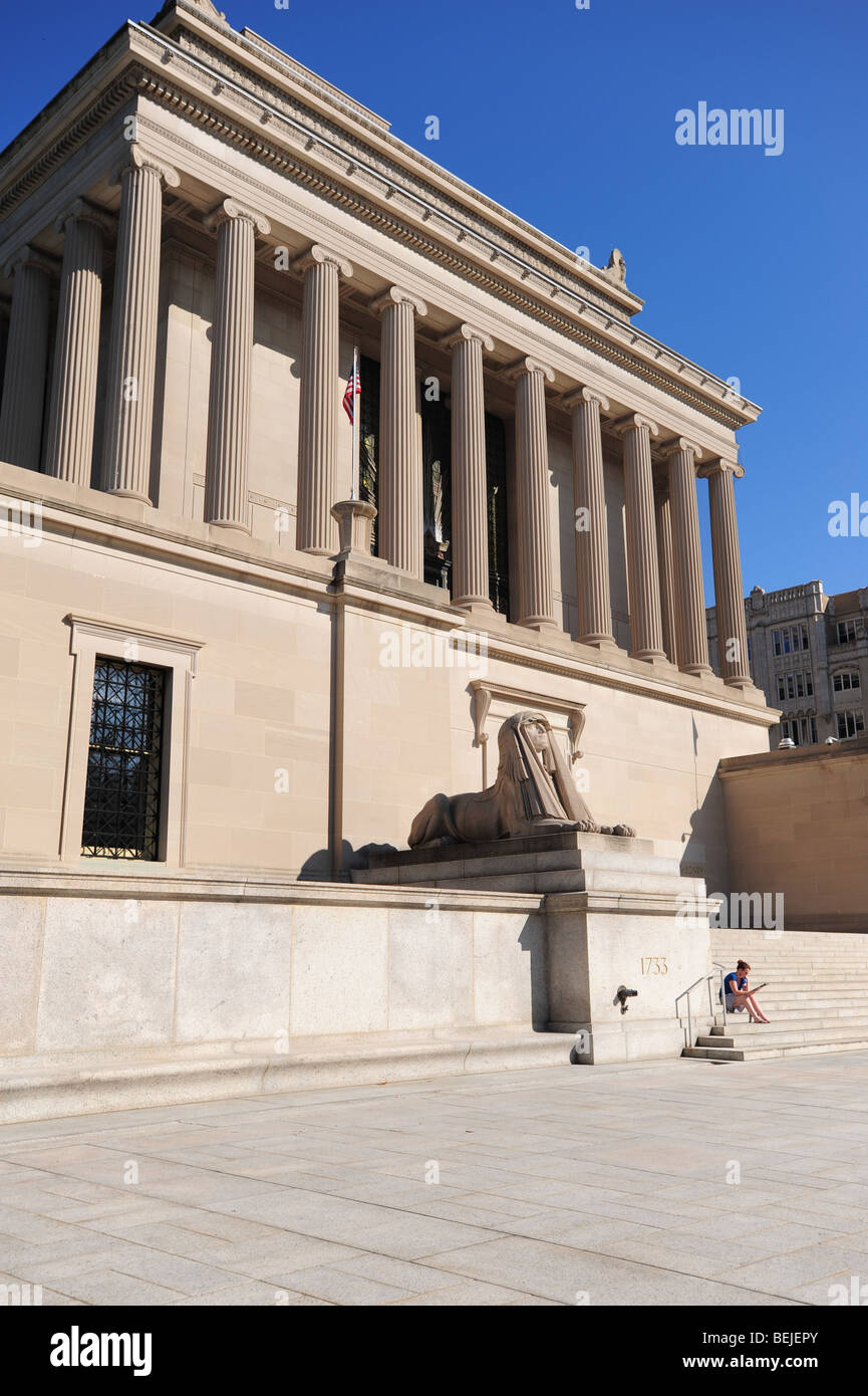 USA Washington DC Scottish Rite Masonic Temple Franc-maçonnerie- 16e Rue Banque D'Images