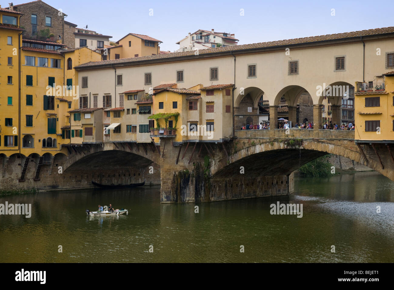 Le Ponte Vecchio, Florence, Italie Banque D'Images