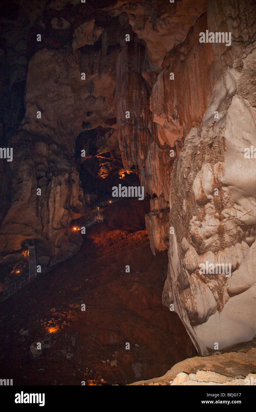 Gua Tempurung intérieur cave Banque D'Images