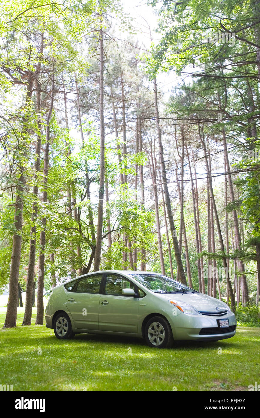 Automobile Toyota Prius hybride Banque D'Images