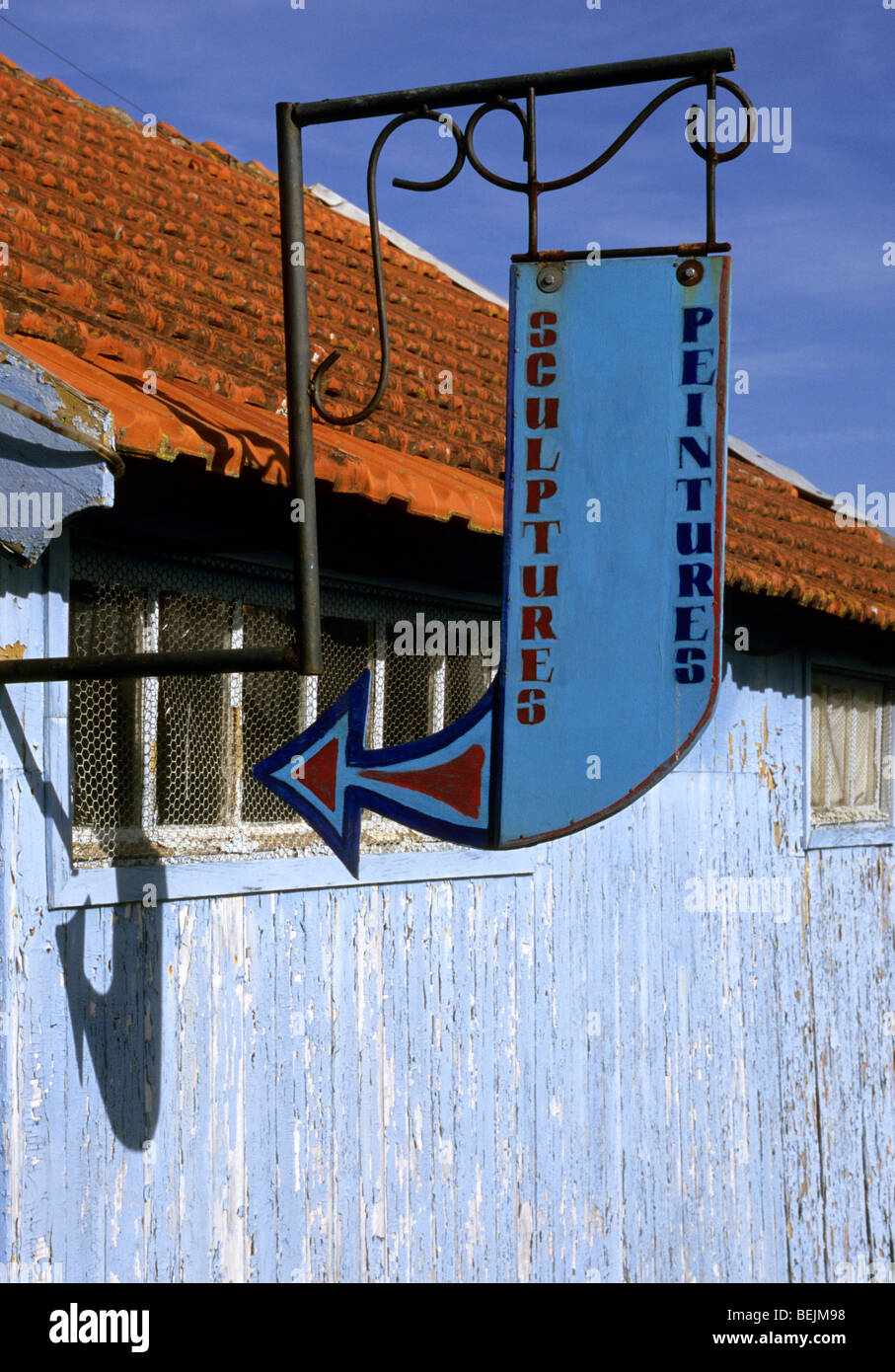 Artisan's studio, le Chï¿½Teau-d'Olï ½Ron¿, Ile d'Oléron, Charente-Maritime, France, Europe Banque D'Images