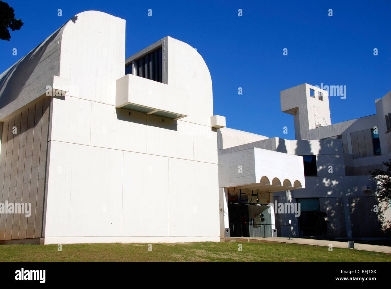 La Fondation Joan Miro. Montjuich. La Catalogne Espagne Barcelone... Banque D'Images