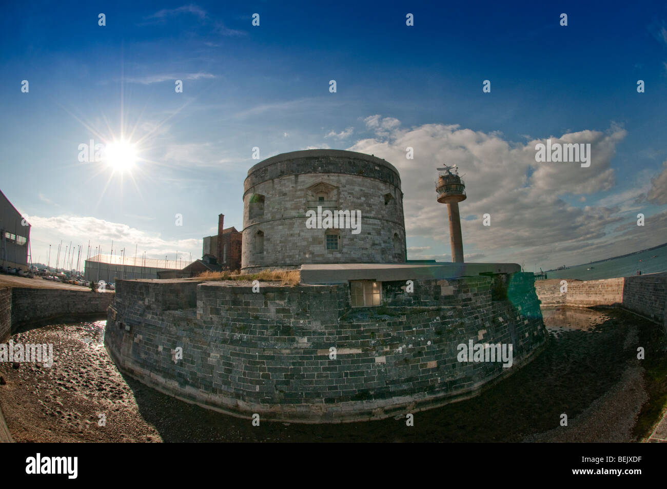 Château de Calshot Banque D'Images