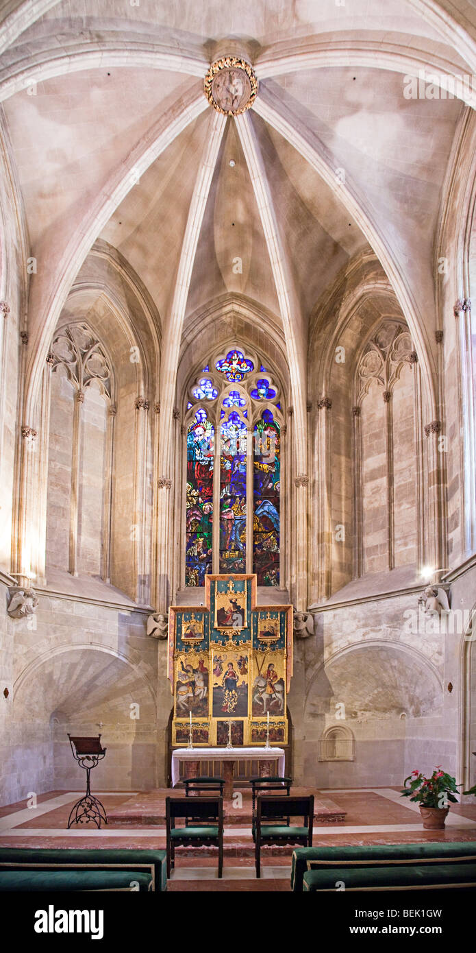 St Anne's Chapelle Royale Palais de la Almudaina Palma Majorque Banque D'Images