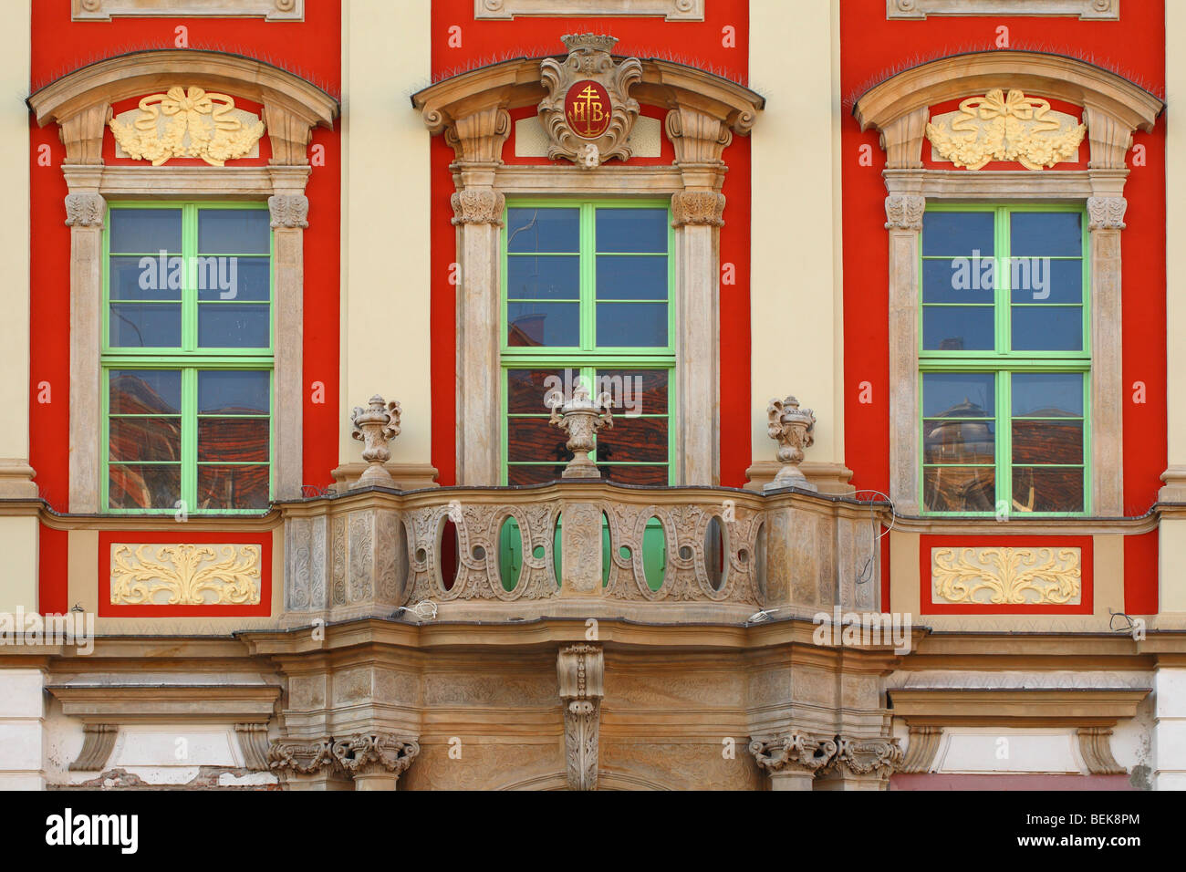 Wroclaw Old Market historique tenement house Banque D'Images