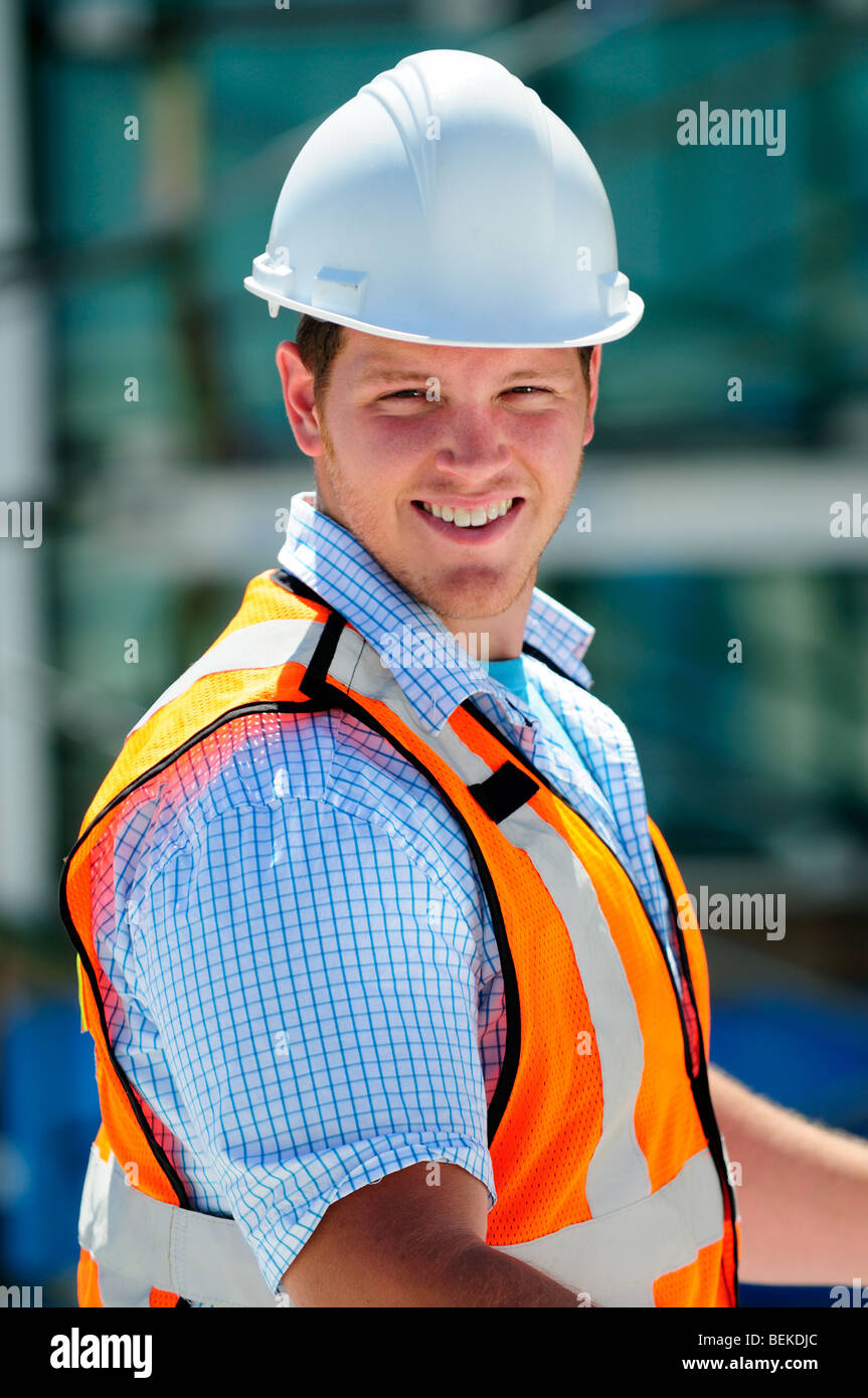 Ingénieur en construction Banque D'Images