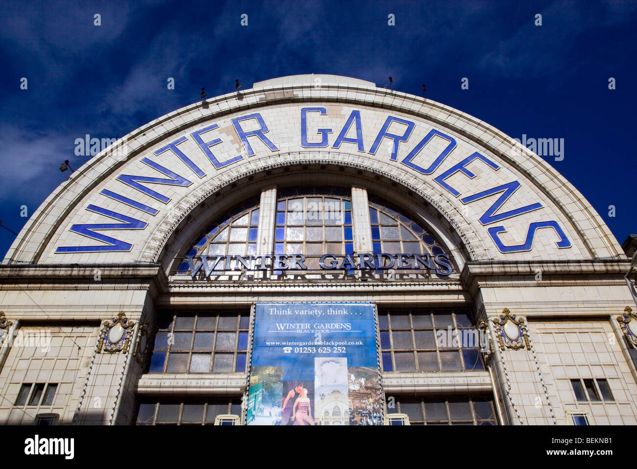 Jardins d'hiver Blackpool Banque D'Images