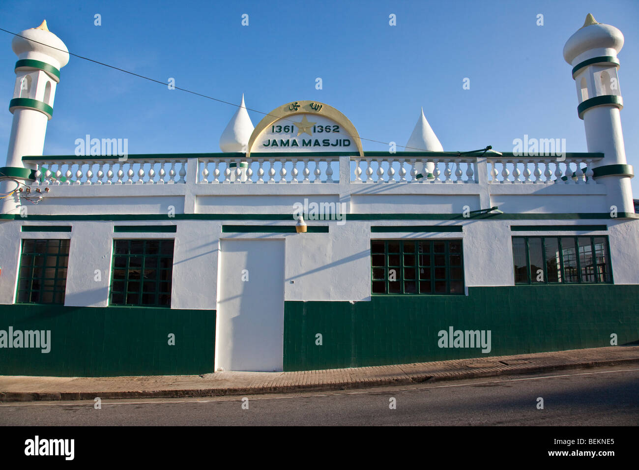 Jama Masjid ou la mosquée de vendredi à Port of Spain Trinidad Banque D'Images
