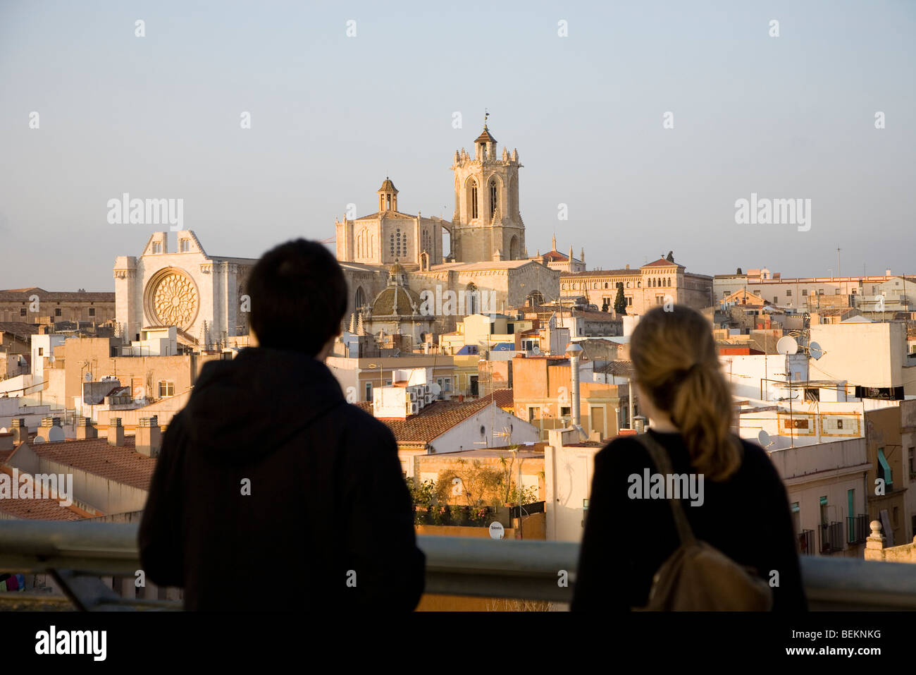 Costa Dorada Espagne oignon espagnol Calcotada Calcot Banque D'Images