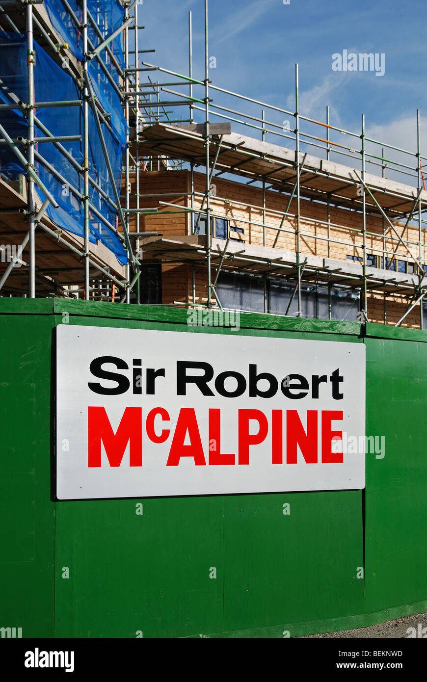 Sir Robert mcalpine construction site Banque D'Images