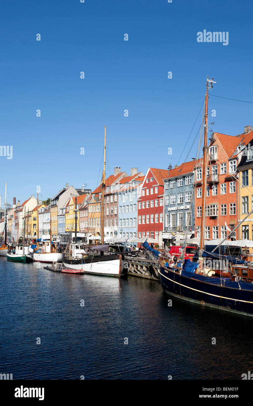 Nyhavn, Copenhague, Danemark, Scandinavie Banque D'Images