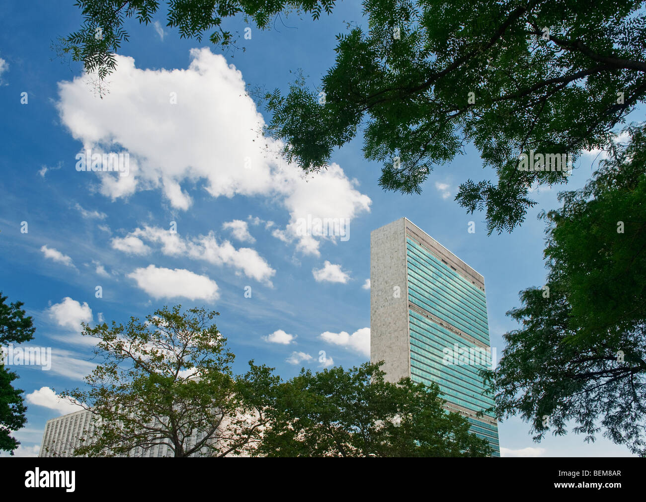 Bâtiment de l'Organisation des Nations Unies Banque D'Images