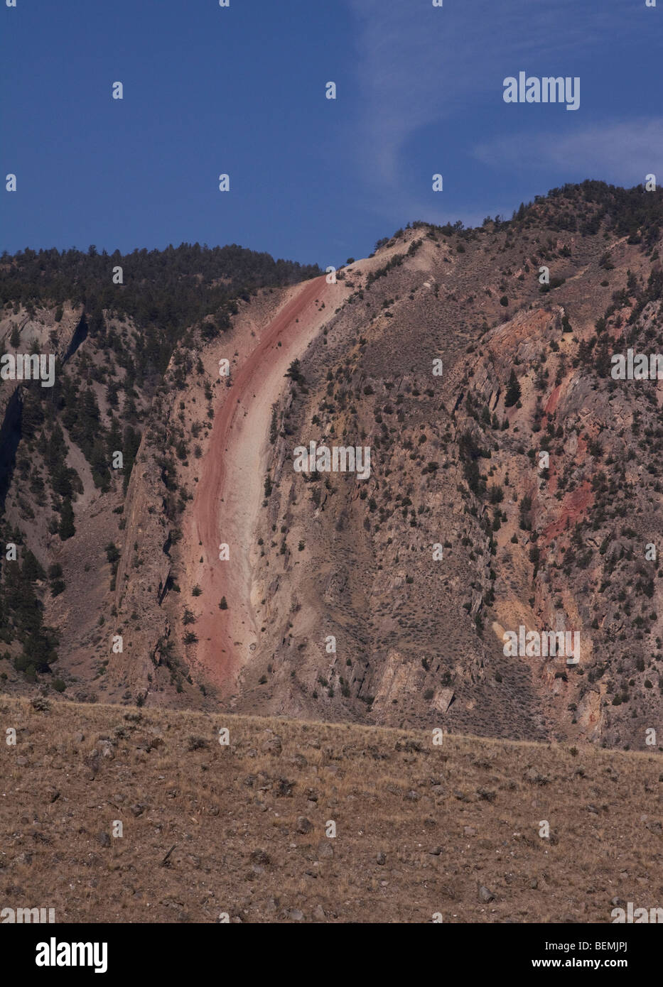 Devil's Slide près de Parc National de Yellowstone Banque D'Images Devil's Slide près de Parc National de Yellowstone Banque D'Images