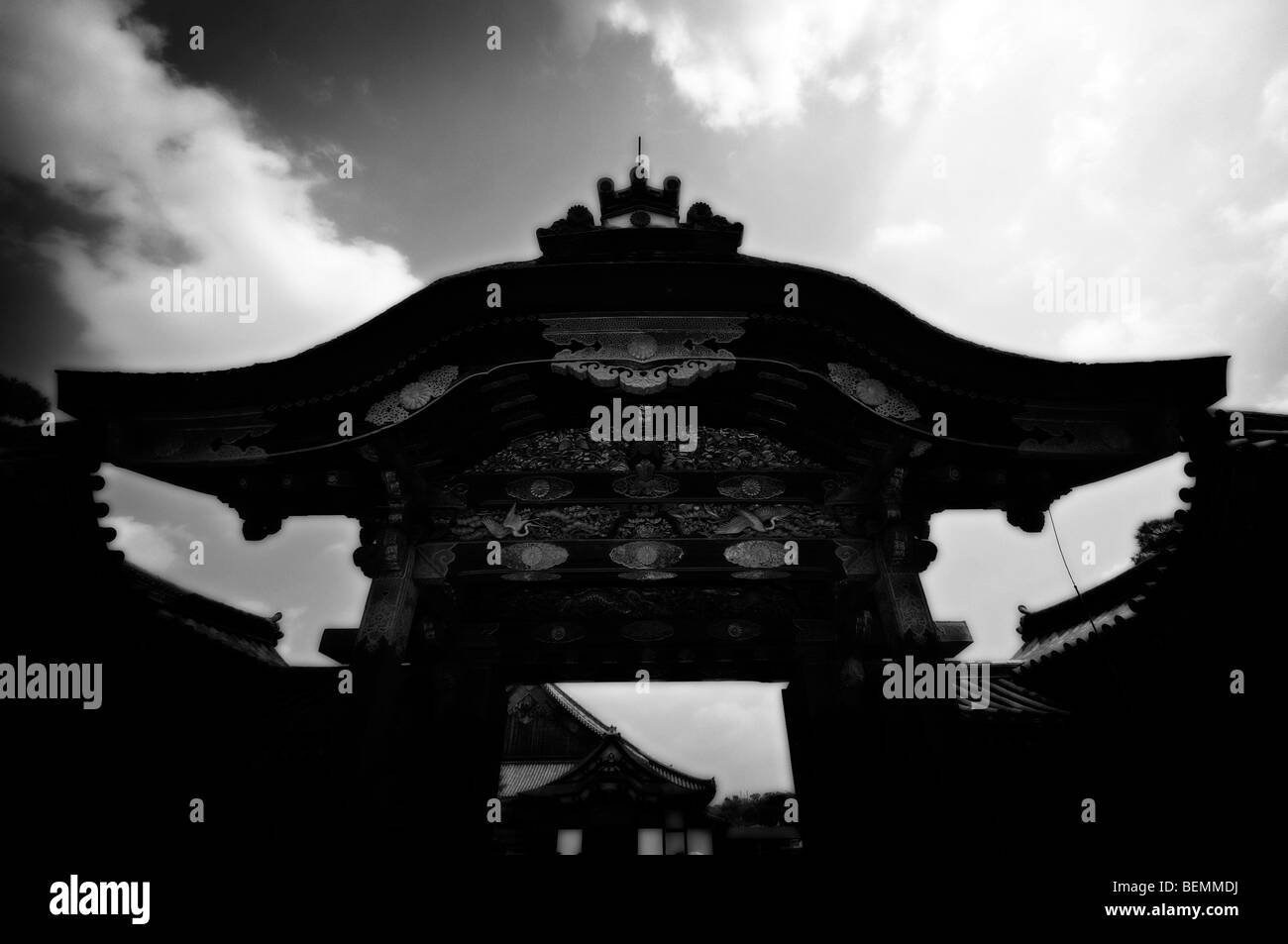 Karakado Karamon (alias), l'entrée principale du Palais Ninomaru. Nijo-jo (château de Nijo). Le protocole de Kyoto. Kansai. Le Japon Banque D'Images