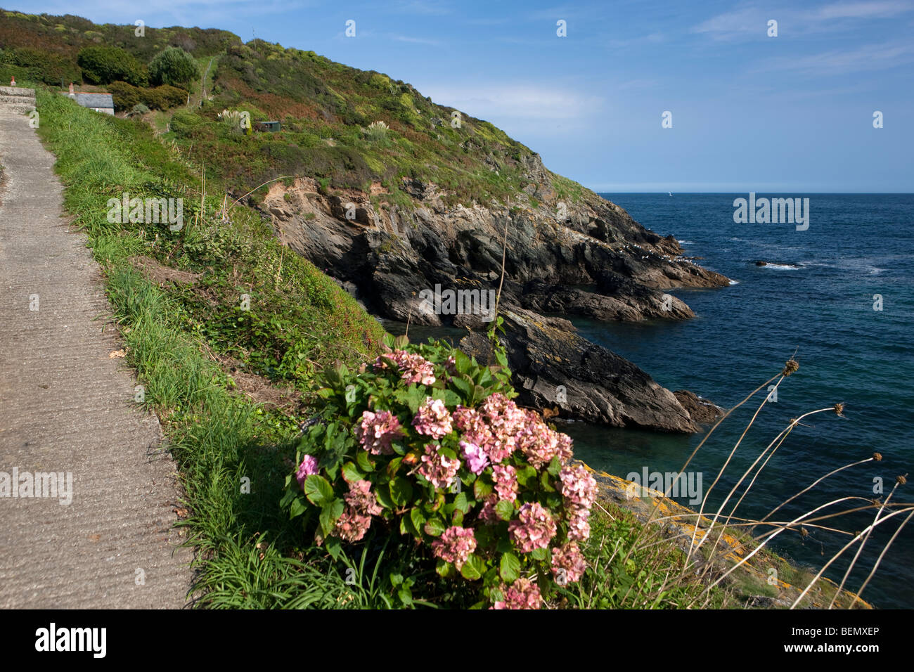 Portloe. Cornwall. L'Angleterre. L'Europe Banque D'Images