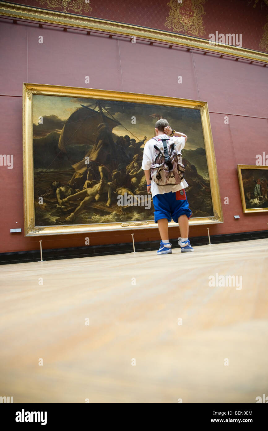 Le Louvre, Paris, France Banque D'Images