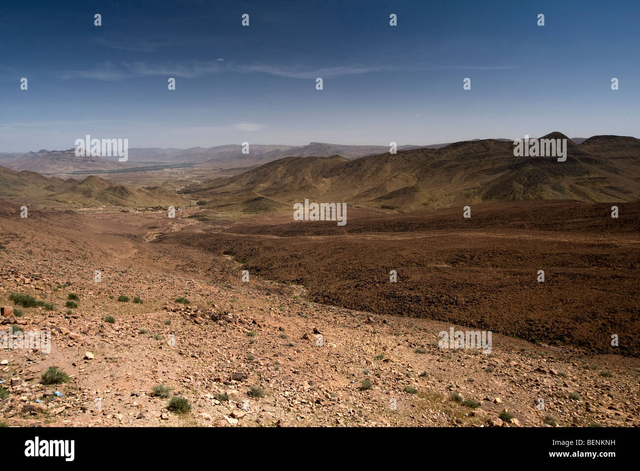 La vallée du Draa Maroc Banque D'Images