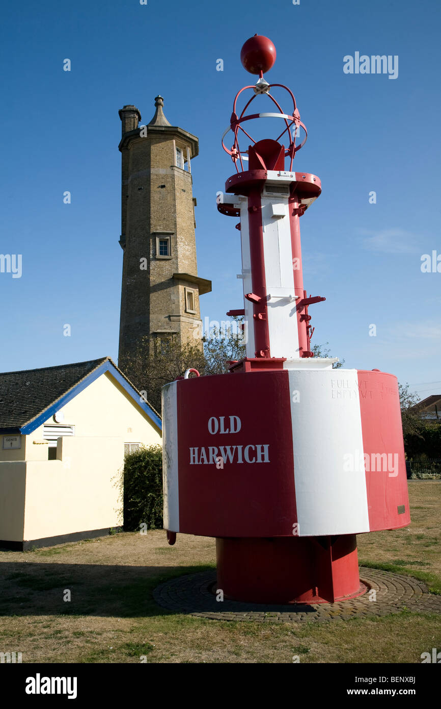 Le haut phare, Harwich, Essex, Angleterre Banque D'Images