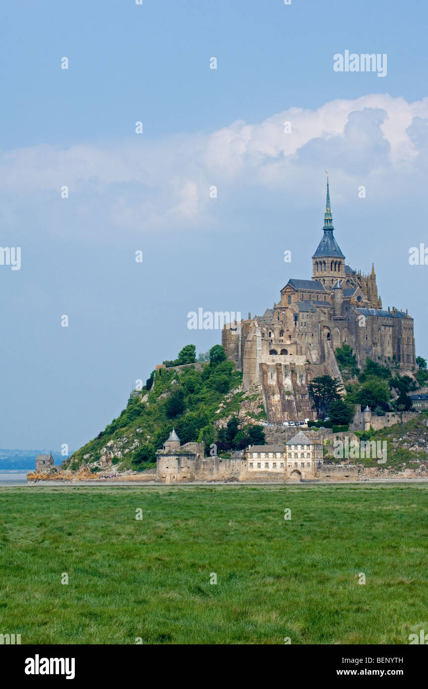 Le Mont Saint-Michel / Saint Michael's Mount abbaye, Normandie, France Banque D'Images