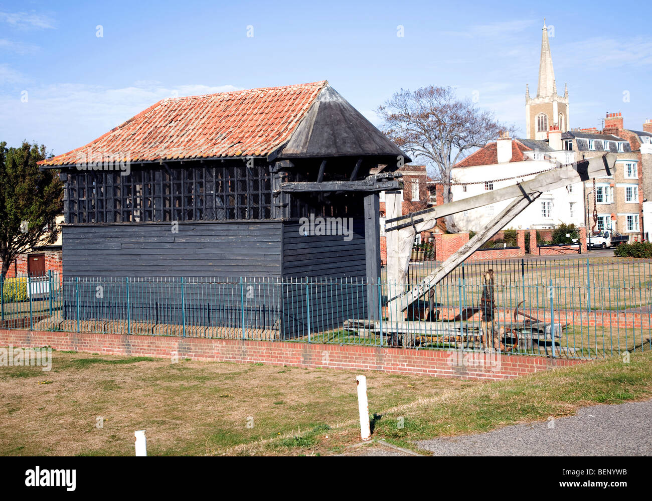 Grue de tapis roulant, Harwich, Essex, Angleterre Banque D'Images