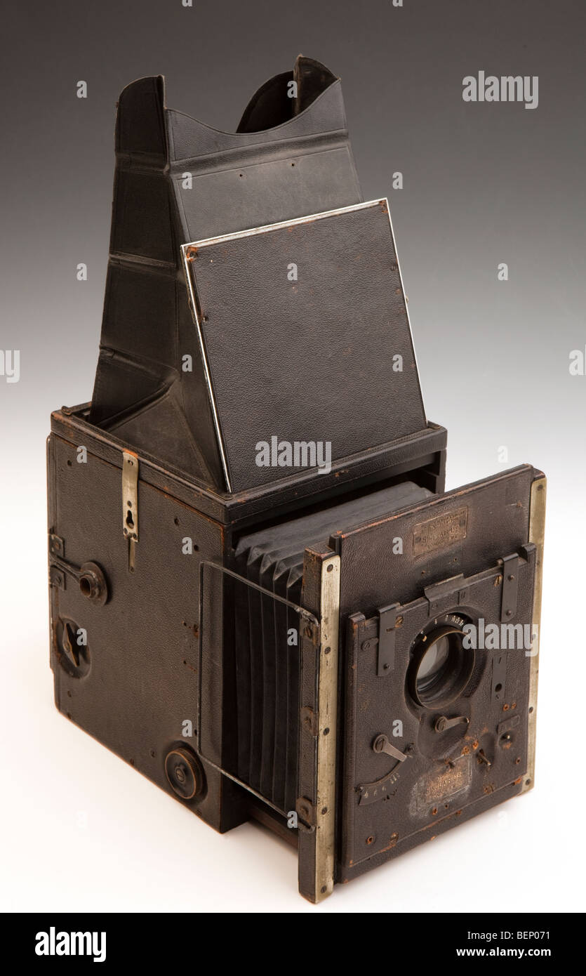 La photographie, Newman et Sinclair trimestre reflex reflex pionnier de la plaque vers 1910 Banque D'Images
