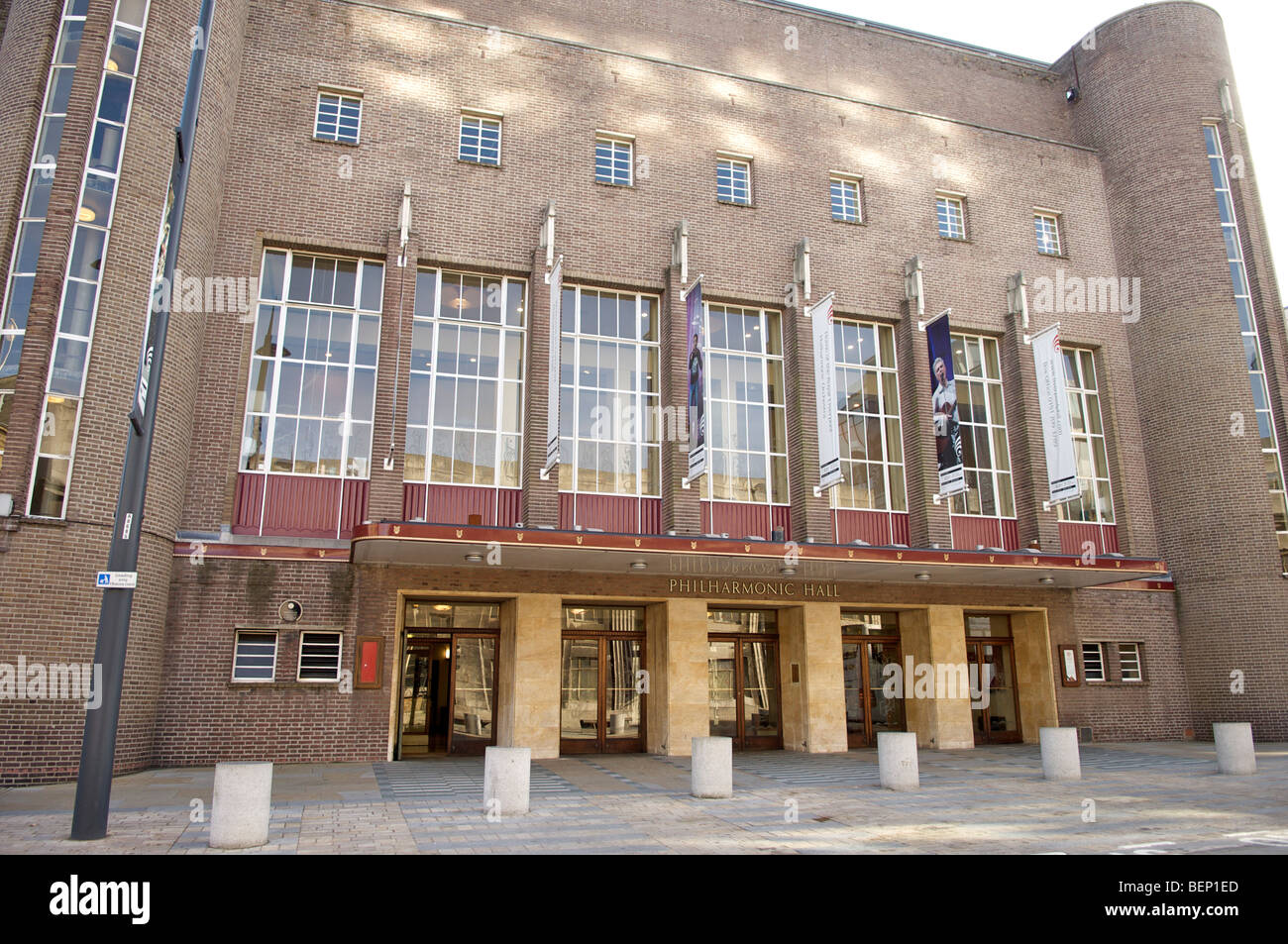 Le centre-ville de Liverpool Philharmonic Hall Banque D'Images