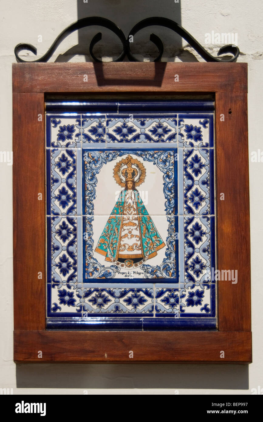 L'église de San Francisco, la représentation de la Vierge Maria, Salta, Argentine Banque D'Images