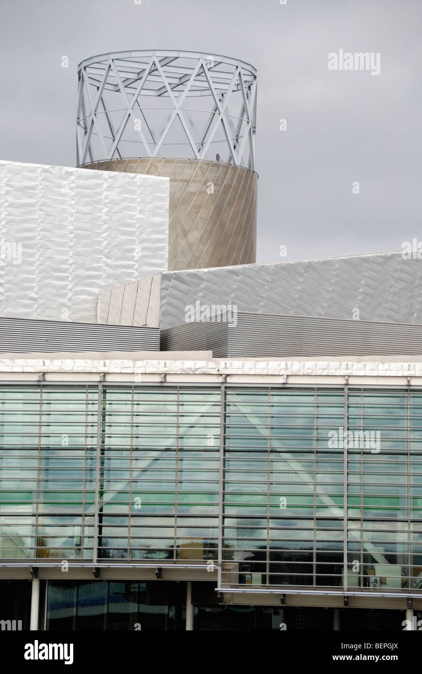 Le Lowry art gallery et le théâtre, à Salford Quays, Manchester, Angleterre, RU Banque D'Images