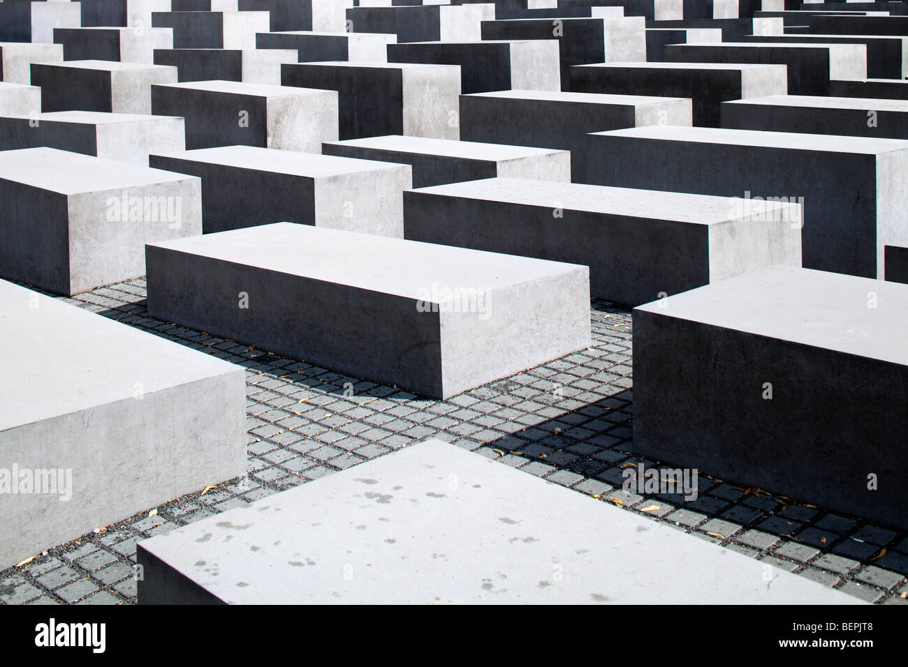 Holocaust-Mahnmal, ou Mémorial aux Juifs assassinés d'Europe, Berlin, Allemagne Banque D'Images