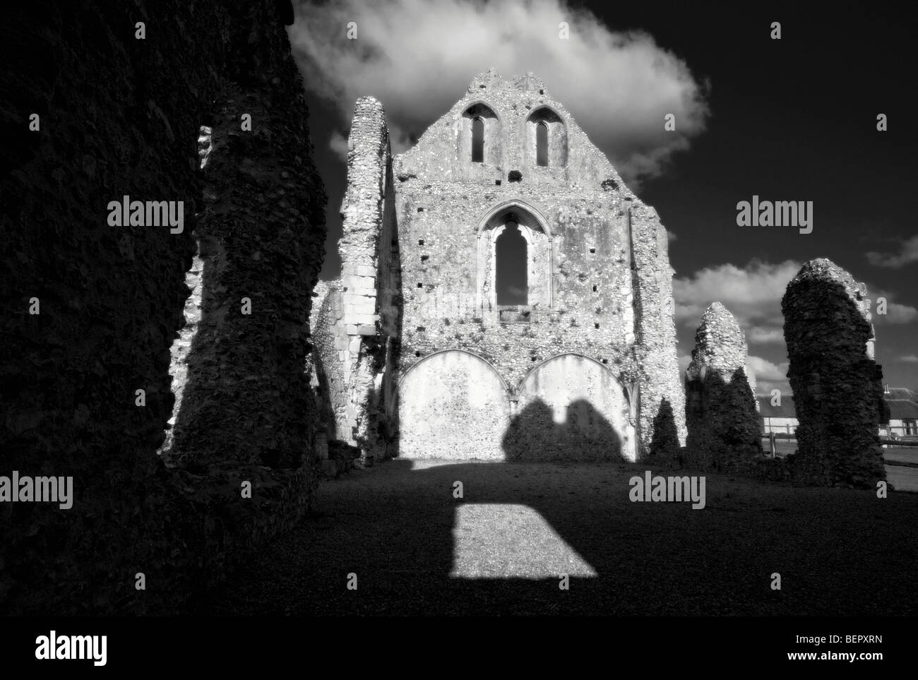 Les ruines de Boxgrove Priory près de Chichester dans le West Sussex UK Banque D'Images