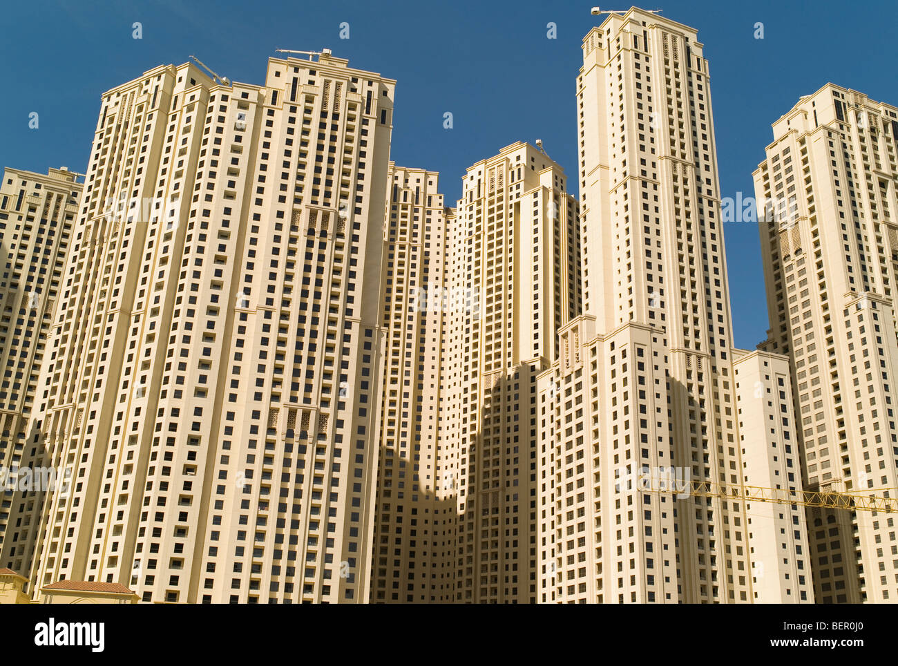 La plage de Jumeirah à Dubai Residences-Modern Banque D'Images