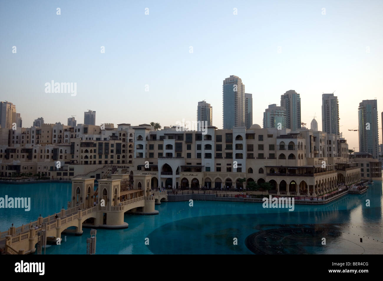 Souk Al Bahar, Centre Commercial de Dubaï, Dubaï Banque D'Images