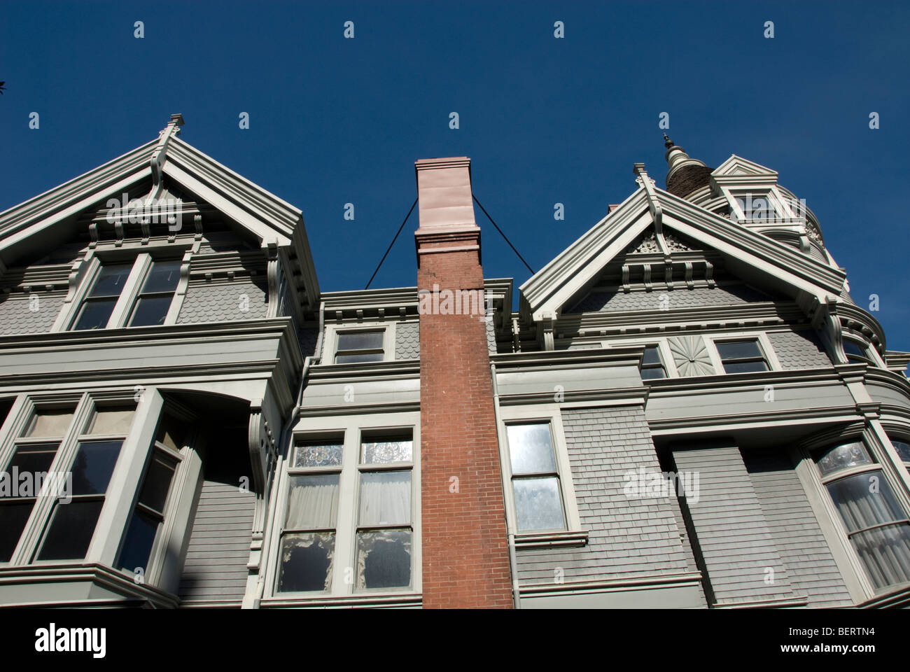 Californie : San Francisco. Haas-Lilienthal house victorienne. Photo copyright Lee Foster. Photo #  : 21-casanf77467 Banque D'Images