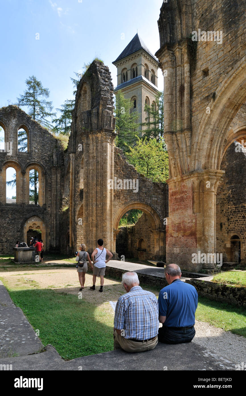 Abbaye d'Orval / Abbaye Notre-Dame d'Orval, monastère cistercien à Villers-devant-Orval, Florenville, Ardennes Belges, Belgique Banque D'Images