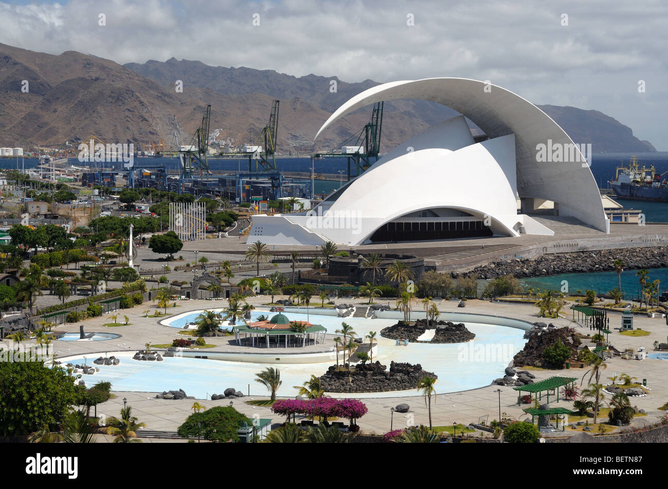 L'Auditorium de Santa Cruz de Tenerife, Canaries, Espagne Banque D'Images