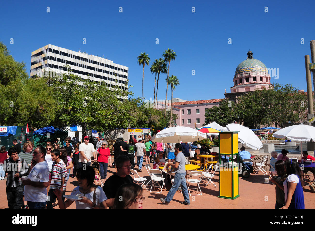 Tucson répondre vous-même, un festival multi-culturel à Tucson, Arizona, USA. Banque D'Images