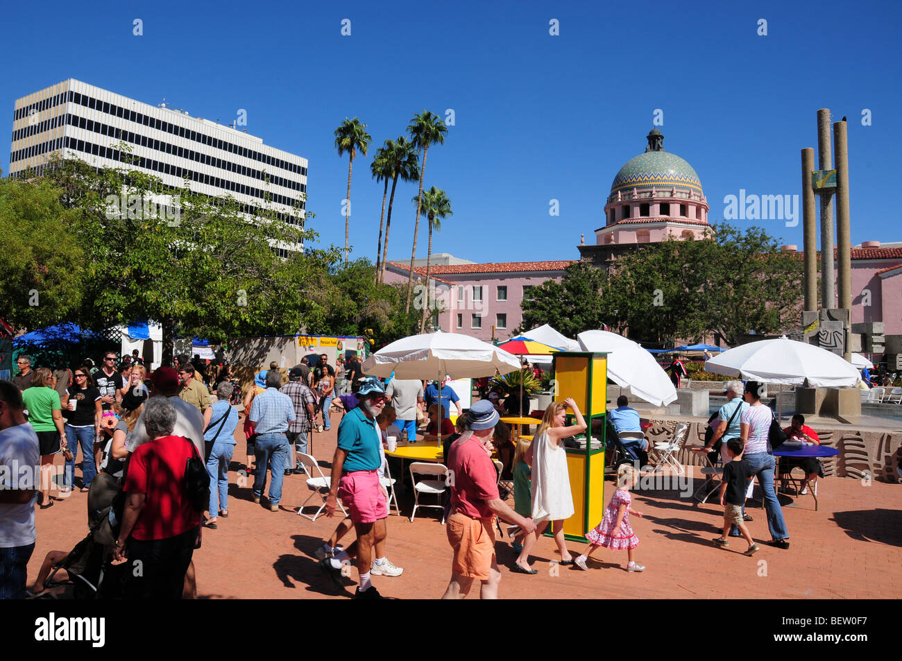 Tucson répondre vous-même, un festival multi-culturel à Tucson, Arizona, USA. Banque D'Images