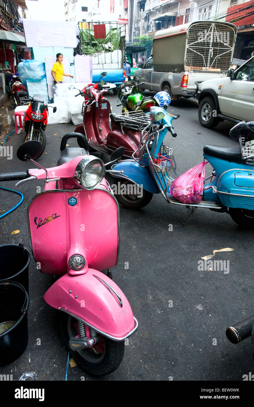 La vie des gens à Bangkok, Thaïlande. Banque D'Images