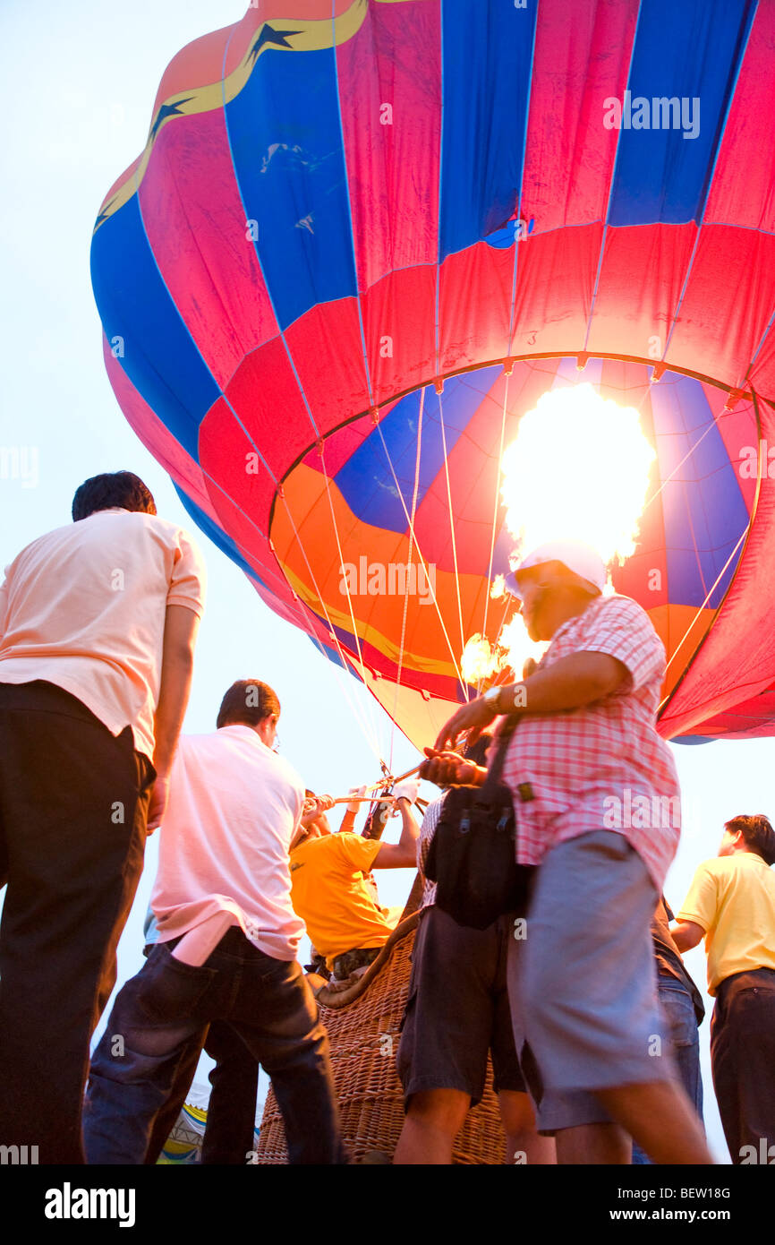 Ballon à air chaud, Bangkok, Thaïlande Banque D'Images